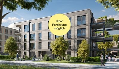Eigentumswohnung im Erdgeschoss mit Terrasse und eigenem Gartenanteil
