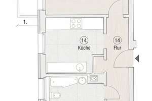 2-Zimmer-Wohnung mit sonnigem Südbalkon nahe Friedrichshain – Die vollständige Adresse der Immobilie erhältst du vom Anbieter., 10365 Lichtenberg (Ortsteil), Berlin – Vorschaubild 12