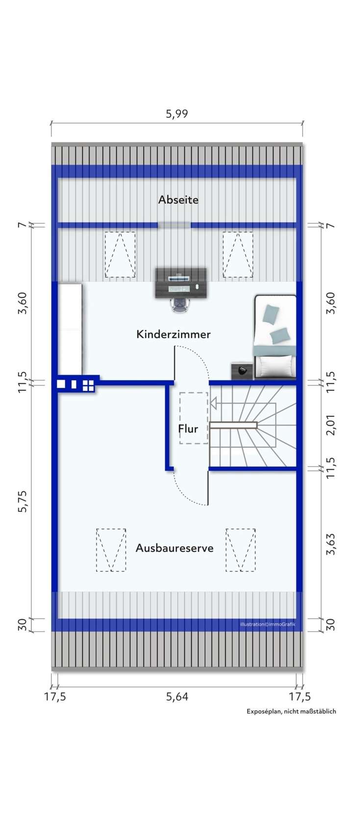 Grundriss 2. Obergeschoss