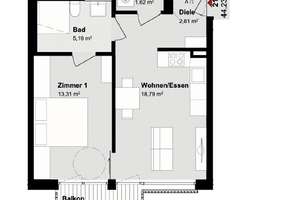 Helles Apartment mit Balkon – Ideal für Singles oder Paare / Sunny Apartment with Balcony – Wiener Straße 37, 10999 Kreuzberg, Berlin – Vorschaubild 7