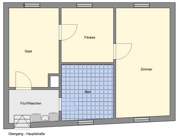 Grundriss Jahnstraße - OG