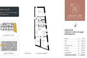 Erstbezug! Moderne 3-Zimmer-Wohnung in Uni-Nähe! – Bodestraße 1, 30167 Nordstadt, Hannover – Vorschaubild 13