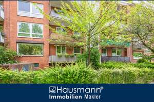 Citynahe Ruheoase mit Balkon ins Grüne in Hamburg-Hamm Nord!