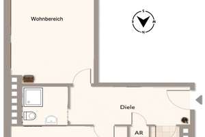 2 Zi Maxvorstadt / ruhiger Südbalkon / Parkett / Erstbezug nach Sanierung / neue EBK von PRIVAT – Die vollständige Adresse der Immobilie erhältst du vom Anbieter., 80335 St. Benno, München – Vorschaubild 7