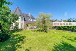IMMOBERLIN.DE - Exquisites Ein-/Zweifamilienhaus mit großartigem Landhausambiente & Gartenparadies – Berlin – Vorschaubild 1