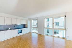 Moderne 2-Zimmer-Wohnung mit Terrasse und offenem Wohnkonzept