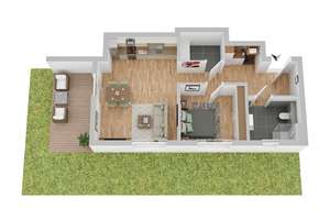Moderne 2-Zimmer-Wohnung mit hohem Wohnkomfort und Privatgarten im QNG-Standard! Obj 10020 – Die vollständige Adresse der Immobilie erhältst du vom Anbieter., 15738 Zeuthen – Vorschaubild 8