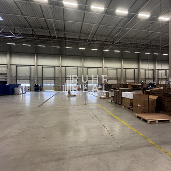 gesprinklerte Regalanlage | Logistikflächen | kurzfristig verfügbar