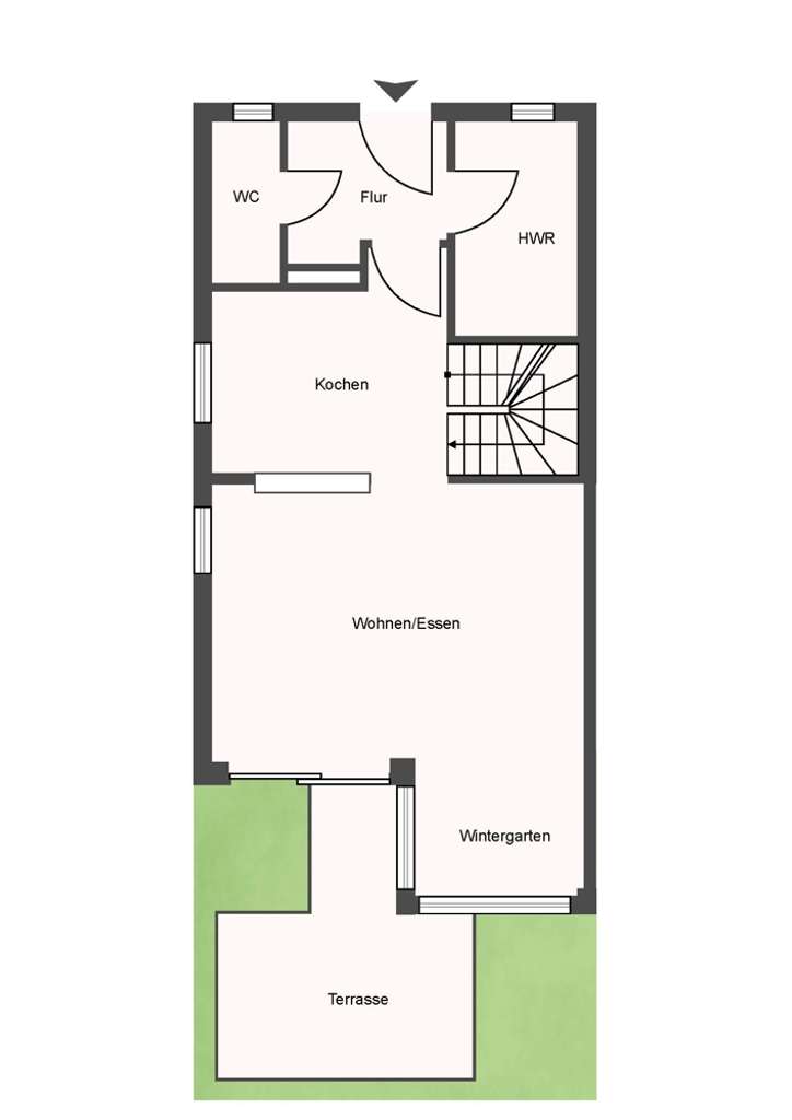 Immobilie in Breckerfeld - Modernes Reihenendhaus - Neubau - Garage - Terrasse - Garten - Wintergarten - - Bild 3