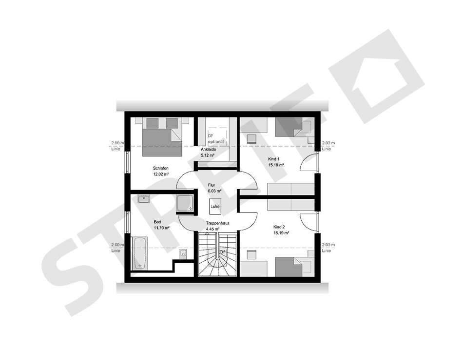 Grundriss Dachgeschoss