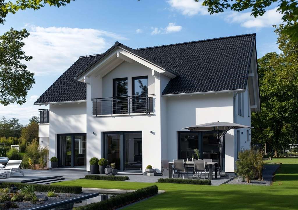 Immobilie in Lübstorf - BAUFAMILIE GESUCHT: Großzügiges Architektenhaus - Modern & Lichtdurchflutet - Bild 0