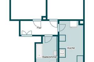 Vermietete 2-Zimmer-Eigentunmswohnung - Solide Kapitalanlage mit bestehendem Mietverhältnis  – 4159 Wahren, Leipzig – Vorschaubild 15