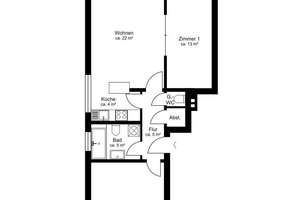 Drei Zimmer und Südterrasse direkt am Bramfelder-See – Die vollständige Adresse der Immobilie erhältst du vom Anbieter., 22177 Bramfeld, Hamburg – Vorschaubild 11