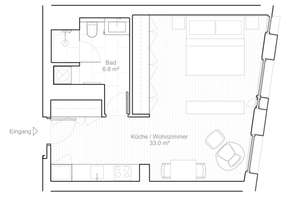 STRANDHAUS - 40 Quadratmeter mit Concierge und Fitnessbereich – Großer Grasbrook 19, 20457 HafenCity, Hamburg – Vorschaubild 12