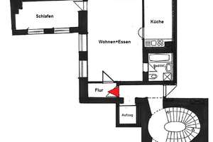 2-Zimmer-Wohnung in zentraler Münchener Innenstadtlage mit Aufzug – Herzogspitalstr. 14/16, 80331 Hackenviertel, München – Vorschaubild 5