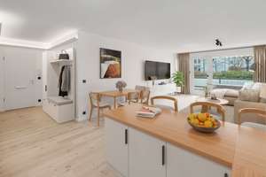 Bogenhausen: Hochwertig modernisierte 3-Zimmer-Wohnung mit 2 Loggien & Blick ins Grüne