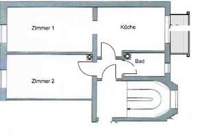 # # Hochwertig kernsanierte 2 ZKB mit Balkon in Stilaltbau # # – 68167 Neckarstadt-Ost/Wohlgelegen, Mannheim – Vorschaubild 8