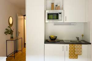 Möblierte 1-Raum-Terrassenwohnung inkl. Strom , WLAN, TG – Steinhauser Straße 3, 81677 Steinhausen, München – Vorschaubild 4