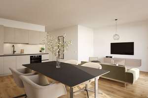 Neubau Erstbezug:  Exklusive und hochwertig ausgestattete 3 Zimmer Wohnung im 2. OG - Haus C