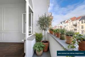 Eleganz trifft Moderne – 3-Zimmer-Altbau mit Loggia frisch saniert. – Detmolder Str. 66, 10715 Wilmersdorf, Berlin – Vorschaubild 7