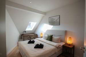 Einzigartiges Signature-Penthouse | 121 m² Dachgeschoss mit Terrasse, Klima & Luxusbad – Geißlerstraße 11, 4315 Volkmarsdorf, Leipzig – Vorschaubild 8