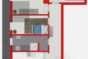 Renovierte 3-Zi-Whg, WG-geeignet, in zentraler Lage Bad-Cannstatt – Die vollständige Adresse der Immobilie erhältst du vom Anbieter., 70374 Schmidener Vorstadt, Stuttgart – Vorschaubild 11