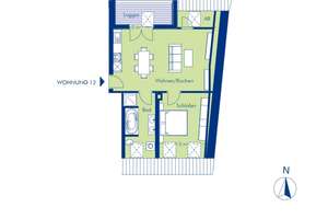 Stilvolle Dachgeschosswohnung mit Loggia & Stellplatz im Denkmalobjekt – Chemnitz Sonnenberg – Jakobstrasse 47, 9130 Sonnenberg, Chemnitz – Vorschaubild 2
