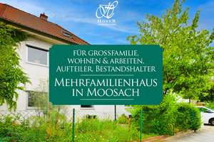 Für Großfamilie oder Modell "Wohnen & Arbeiten": MFH in Moosach