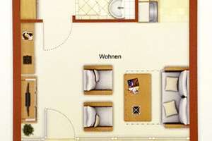 Wohnen am Olympiapark - Gepflegte Einzimmerwohnung, voll möbliert mit Südbalkon, Neuhausen – Die vollständige Adresse der Immobilie erhältst du vom Anbieter., 80637 Alt-Moosach, München – Vorschaubild 10