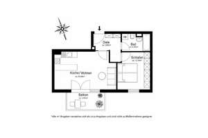 AIGNER - Lichtdurchflutete 2-Zimmer-Wohnung im grünen Obermenzing – Die vollständige Adresse der Immobilie erhältst du vom Anbieter., 81245 Obermenzing, München – Vorschaubild 6