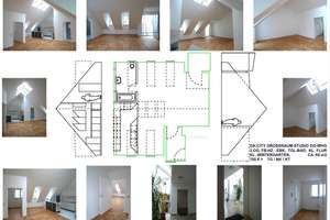 GROSSRAUM-STUDIO WHG im DG - LOFTCHARAKTER -