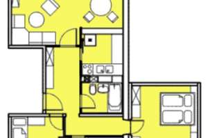 Familienwohnung mit 3 separaten Schlafzimmern und Balkon sucht neue Mieter ab 01.09.2026! – Jessener Str. 23, 1257 Leuben (Stadtteil), Dresden – Vorschaubild 2