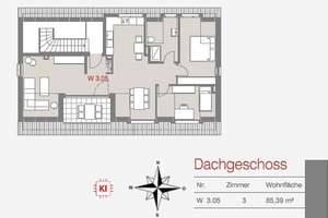 Neubauwohnungen Nähe "Hindenburgpark" - Modernes Wohnen in Altstadtnähe – Die vollständige Adresse der Immobilie erhältst du vom Anbieter., 85057 Nordwest, Ingolstadt – Vorschaubild 3