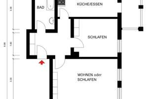 2-ZKB Altbauwohnung mit EBK, Paulusviertel, Wintergarten – Martinstraße 91, 64285 Bessungen, Darmstadt – Vorschaubild 3