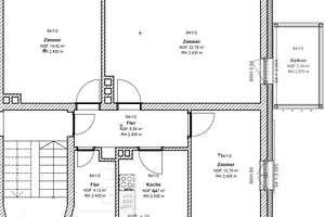 Gut geschnittene 3 ZKB mit Balkon! – Rotenburger Straße 2, 34127 Rothenditmold, Kassel – Vorschaubild 2