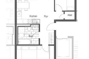 Lichtdurchflutete 3-Raum-Wohnung mit Einbauküche und Balkon – Friedrichstraße 9, 1067 Friedrichstadt, Dresden – Vorschaubild 8