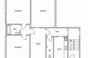 Modernisierte 3,5-Zimmer-Wohnung im Ortskern von S-Möhringen – Die vollständige Adresse der Immobilie erhältst du vom Anbieter., 70567 Möhringen-Mitte, Stuttgart – Vorschaubild 9