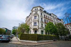 120 m² DG-Altbauensemble im Zentrum mit ca. 30 m² Dachterrassenfläche und Blick über die Stadt – 4103 Zentrum-Ost, Leipzig – Vorschaubild 2