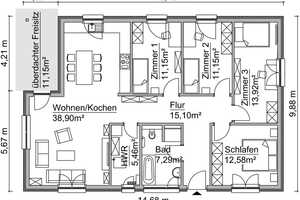 Ihr KfW-40 Bungalow für die ganze Familie in Panketal!!! – Bucher Str. 6, 16341 Barnim (Kreis) – Vorschaubild 3