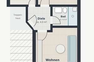 Bad Cannstatt: 2-Zi-Wohnung, 2023 umfassend saniert, Südbalkon – vermietet, an der Stadtbahn – 70374 Schmidener Vorstadt, Stuttgart – Vorschaubild 15