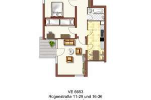 3-Zimmer-Erdgeschosswohnung in Duisburg Neumühl – Rügenstraße 23, 47167 Neumühl, Duisburg – Vorschaubild 3