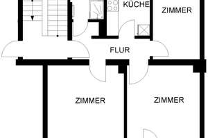 Modernisierte 3 Zimmer Wohnung mit Balkon – Am Quambusch 4, 58135 Haspe-West, Hagen – Vorschaubild 2