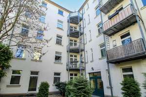 Bezugsfrei: 2-Zi.-Wohnung im Hinterhaus Hochparterre mit Terrasse in Innenstadtlage – Die vollständige Adresse der Immobilie erhältst du vom Anbieter., 39108 Stadtfeld Ost, Magdeburg – Vorschaubild 9