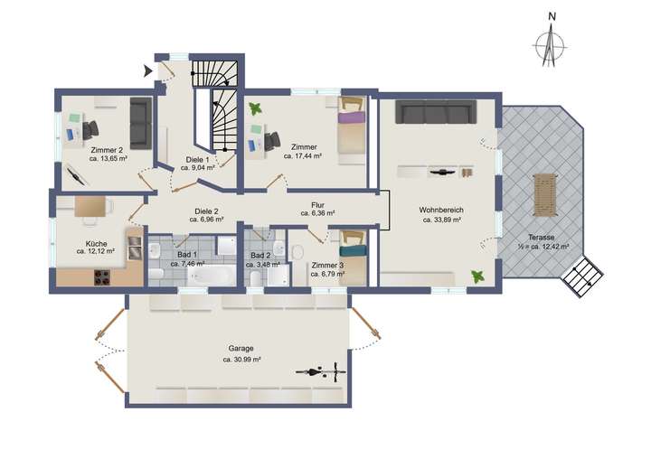 Grundriss Erdgeschoss