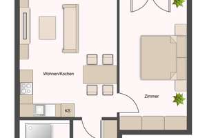 Ihre Chance, moderne 2 Zimmer Wohnung mit Balkon – Die vollständige Adresse der Immobilie erhältst du vom Anbieter., 48167 Gremmendorf-West, Münster – Vorschaubild 8