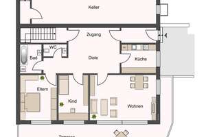 Großzügige 3,5‑Zimmer‑Wohnung mit Terrasse, Ausblick & Garage am Waldrand – Die vollständige Adresse der Immobilie erhältst du vom Anbieter., 75378 Bad Liebenzell – Vorschaubild 14