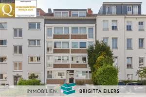 Ohne Käuferprovision: Helle 2-Zimmer-Wohnung mit Westbalkon in ruhiger Lage nahe der Bremer City!