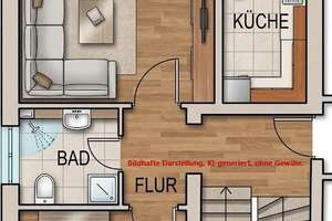 *Gepflegte ETW, 2-Zimmer, großer Balkon, Einbauküche,  vermietet, in MG-Geneicken* – Die vollständige Adresse der Immobilie erhältst du vom Anbieter., 41236 Gladbach, Mönchengladbach – Vorschaubild 13