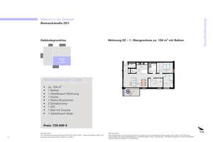 RESERVIERT - Bezugsfertig - Hochwertiger Neubau - 4-Zimmer-Wohnung - Wohnung 02 – Bismarckstraße 20/1, 72764 Reutlingen-Mitte, Reutlingen – Vorschaubild 7