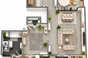 Modernisierte 3-Zimmer-Wohnung mit außergewöhnlichem Platzangebot – Die vollständige Adresse der Immobilie erhältst du vom Anbieter., 48161 Roxel, Münster – Vorschaubild 20